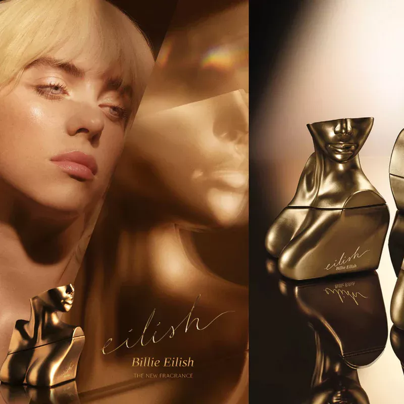 بهترین قیمت عطر ادکلن بیلی ایلیش طلایی| Billie Eilish Eilish